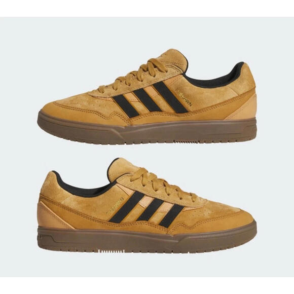 Adidas Tyshawn II Men's Shoes JI0851 Mesa Core Black Gum Yellow Size 11 NEW